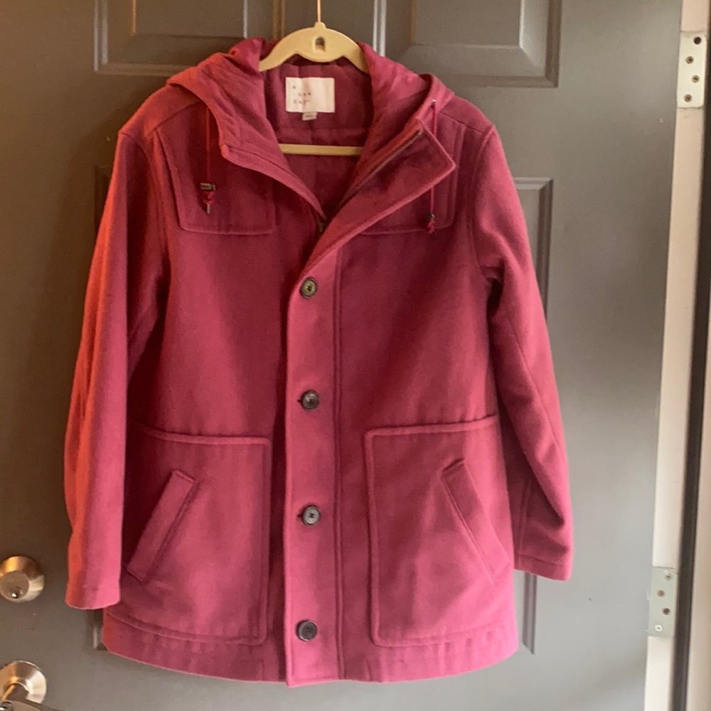 Beautiful mauve colored winter jacket
